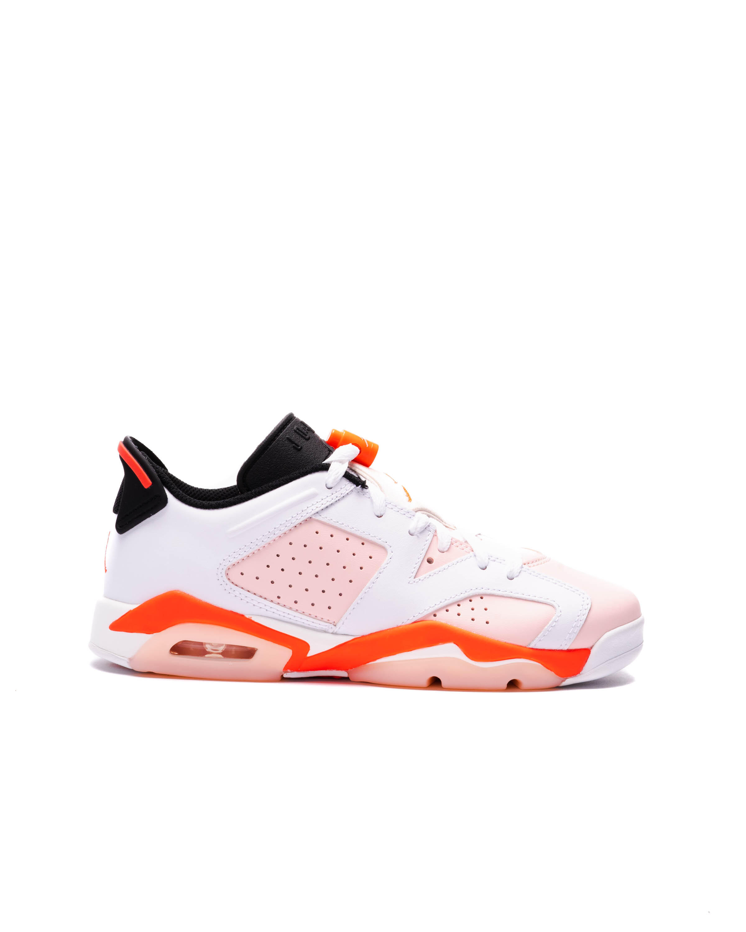 Air hot Jordan 6 Retro Low (GS) White/Atmosphere-Infrared 768878-102 size 7y